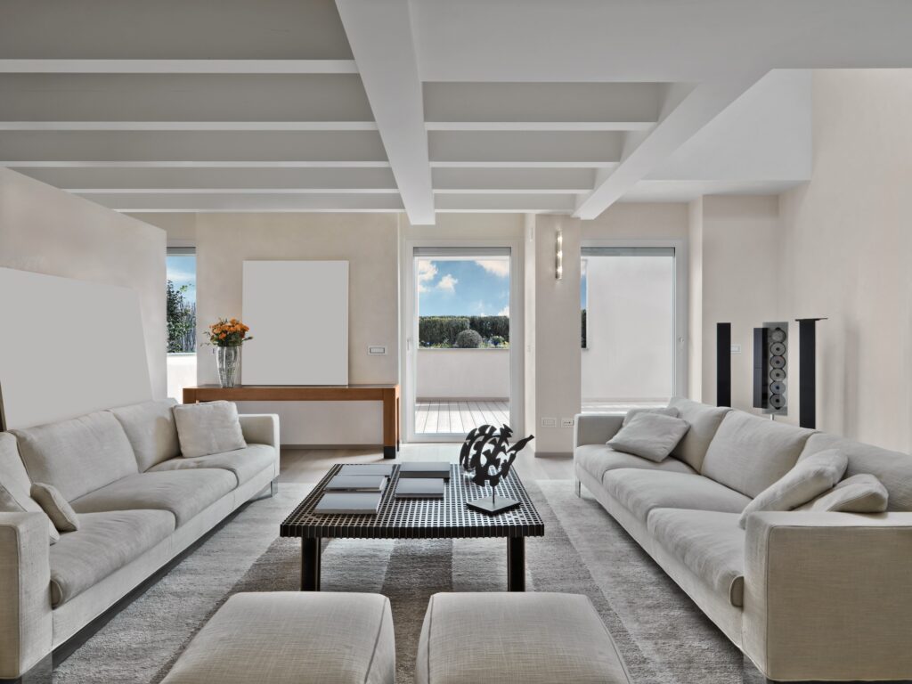 Interiors of a Modern Living Room